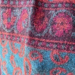 Colorful Paisley Patterned Fabric